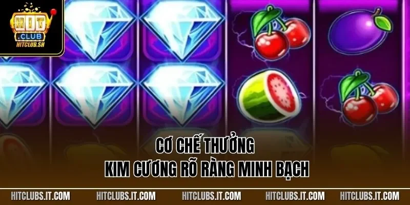 Cơ chế thưởng Kim Cương rõ ràng minh bạch